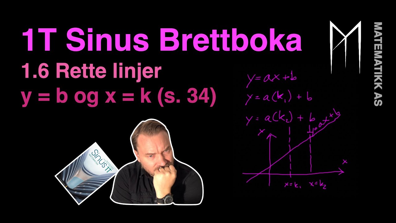 1.6 Rette linjer - y=b og x=k (s. 34)