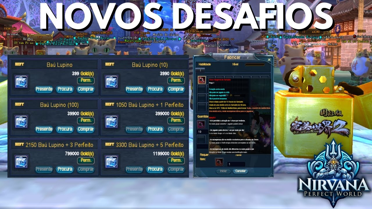 CAPAS DE 1bi NO BAÚ NOVO E NOVA CHAVE SANGRENTA! - PW NIRVANA