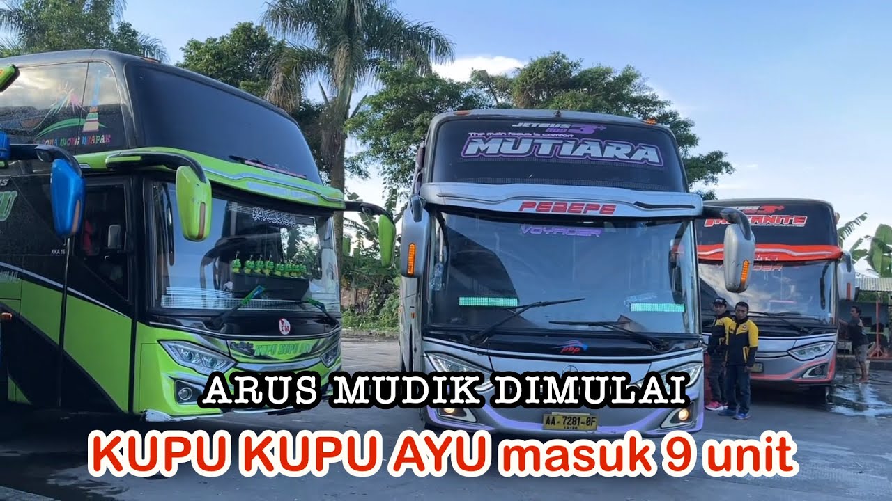 Arus mudik dimulai ‼️Kedatangan bus di Terminal Mendolo meningkat