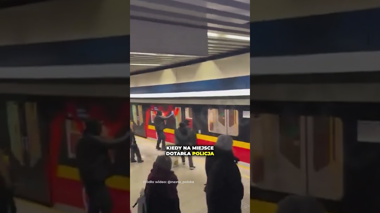 WANDALE ZNISZCZYLI METRO W WARSZAWIE