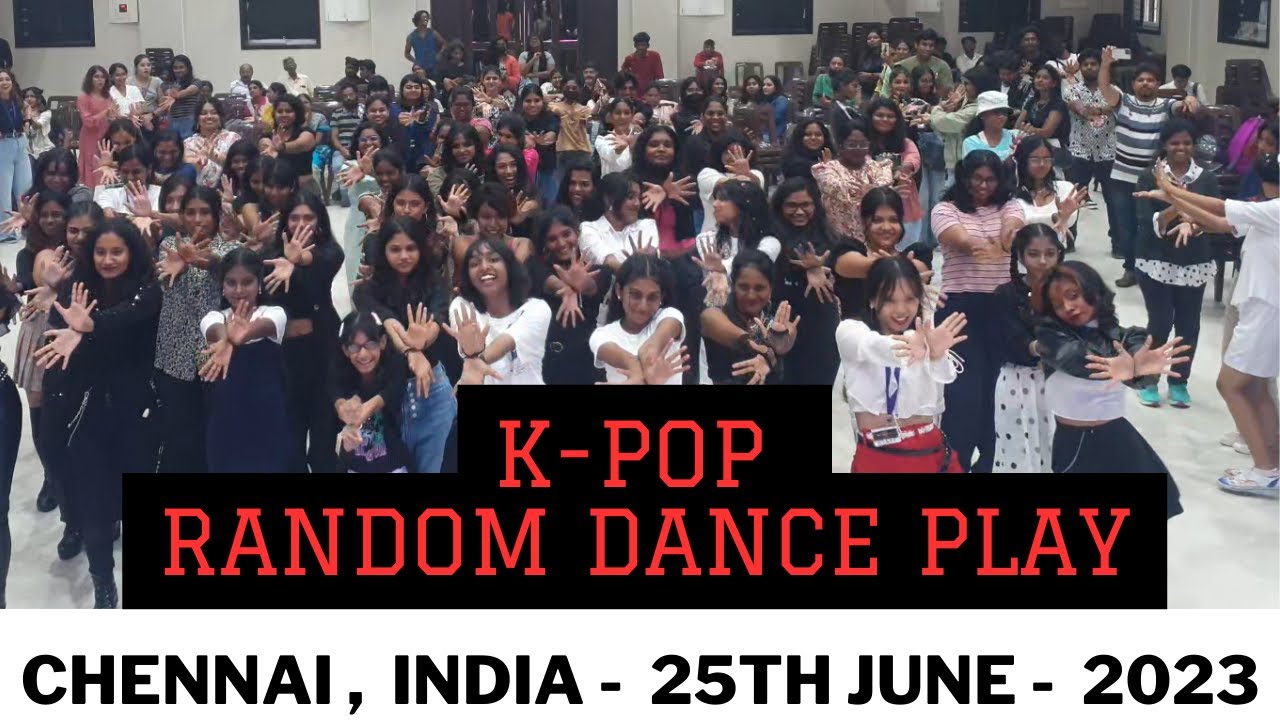 K-Pop Random Dance Play at the All India K-pop Contest Chennai Regional round - Chennai , India