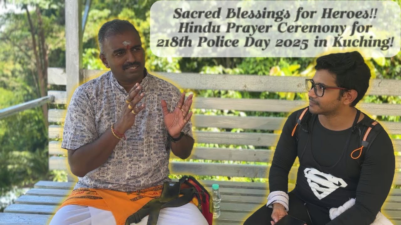 PDRM Sarawak Marks 218th Police Day with Hindu Prayer & Food Drive!