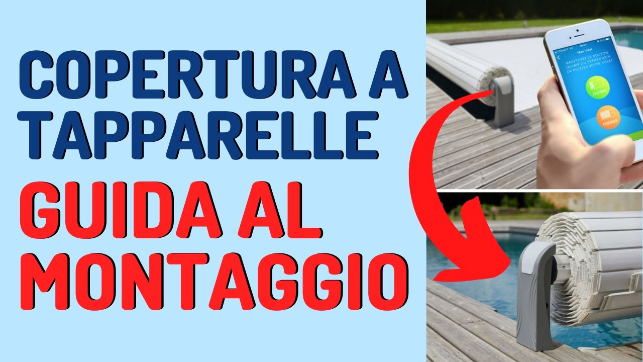 Installazione copertura per piscina interrata Open Aero - GUIDA COMPLETA