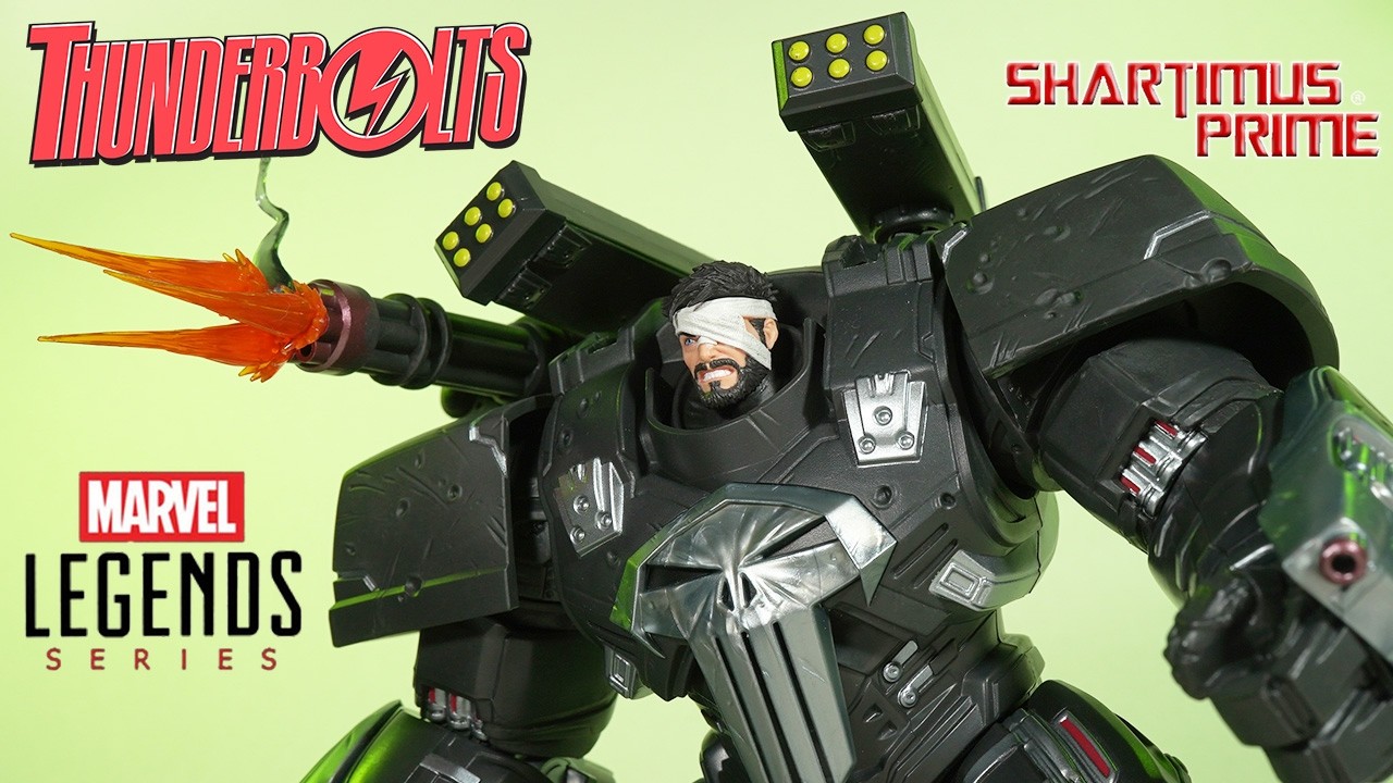 Marvel Legends PUNISHER HULKBUSTER Thunderbolts Comic Hasbro Pulse Ex Action Figure Review