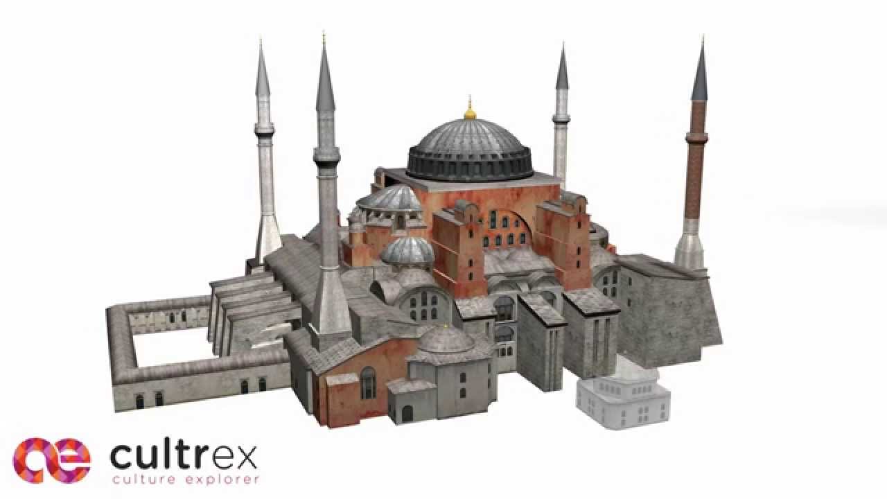 Ayasofya 3D animasyon: Başyapıtın 1500 yılda geçirdiği dönüşüm