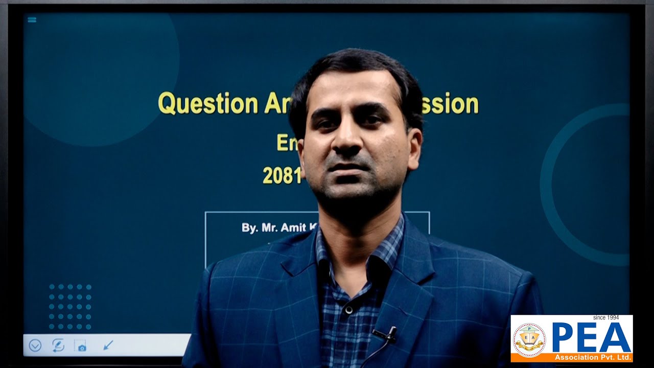 English || Question Answer Discussion Session By. Mr. Amit Kumar Karna || 2081-05-01 || BE/BSc.CSIT