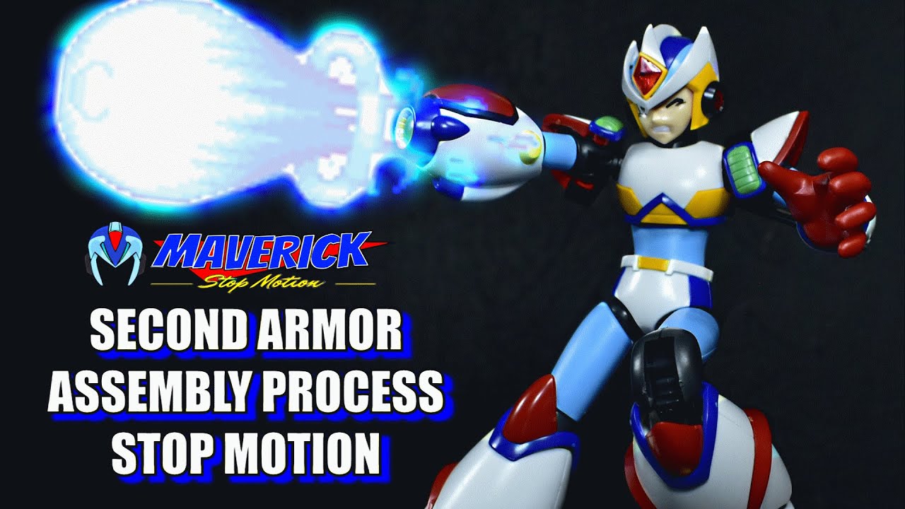 MEGAMAN X SECOND ARMOR KOTOBUKIYA | STOP MOTION ASSEMBLY REVIEW |