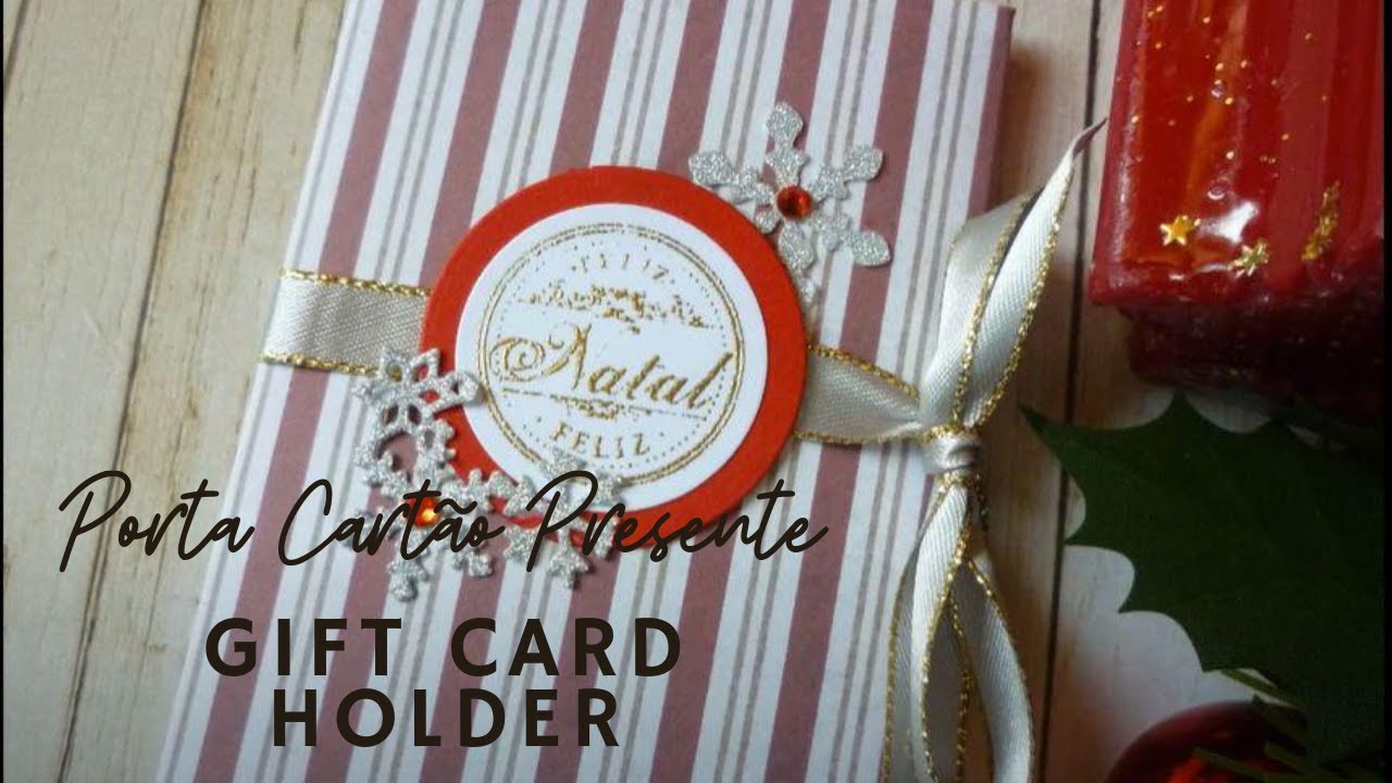 Porta Cart&atilde;o Presente / Gift Card Holder / #MaryVScraps