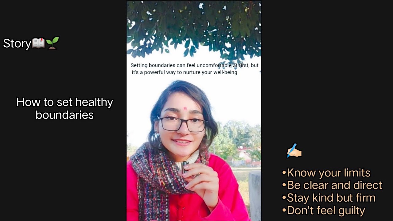 Setting healthy boundaries||