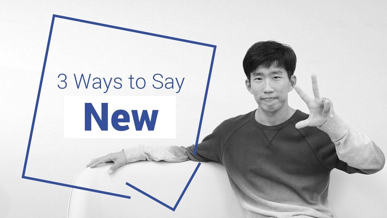 3 Different Ways to Say “New” in Korean