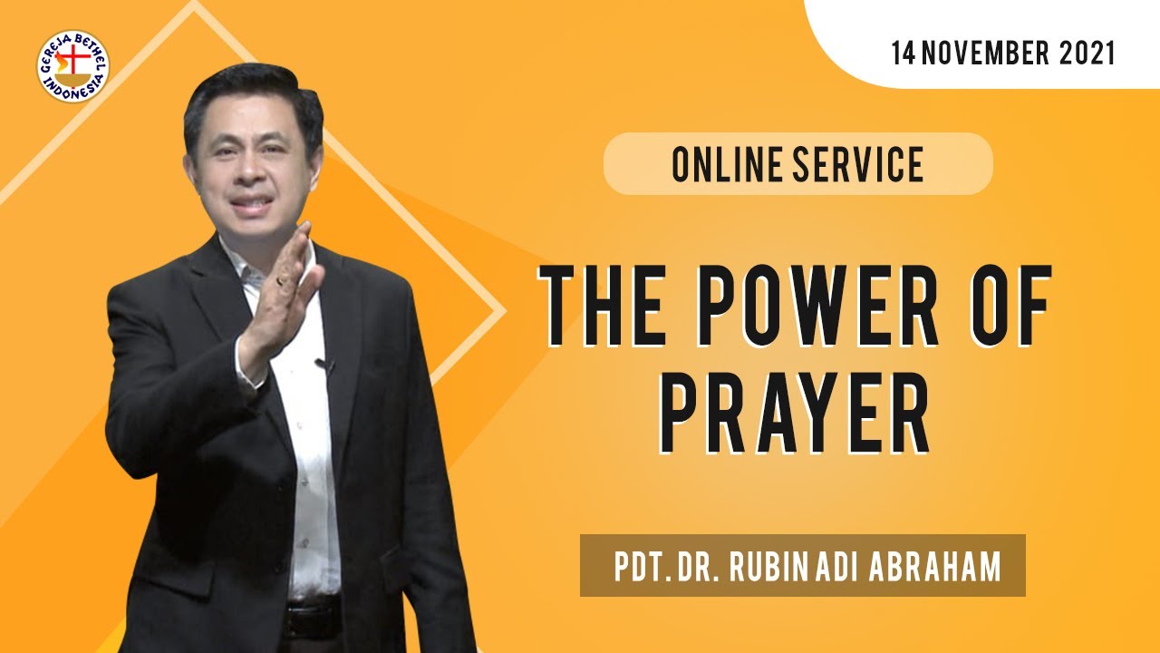 ONLINE SERVICE || Pdt. Dr. Rubin Adi Abraham || 14 November 2021