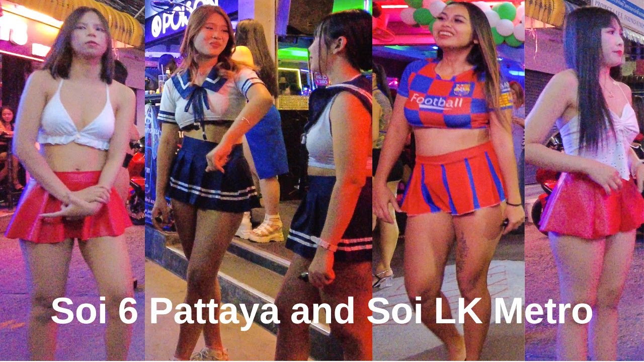 [4K] Soi 6 Pattaya, Tree Town & Soi LK Metro - Pattaya Nightlife You Won't See in Travel Guides