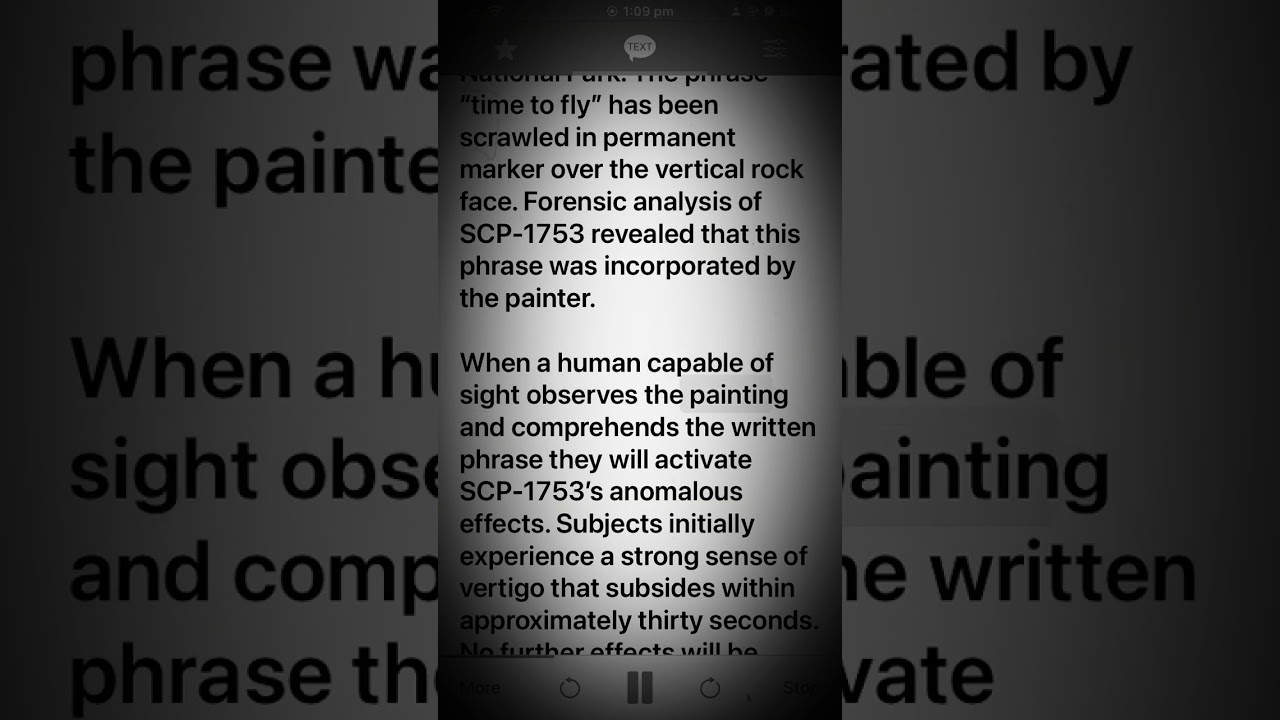 SCP-1753 - Vertigo