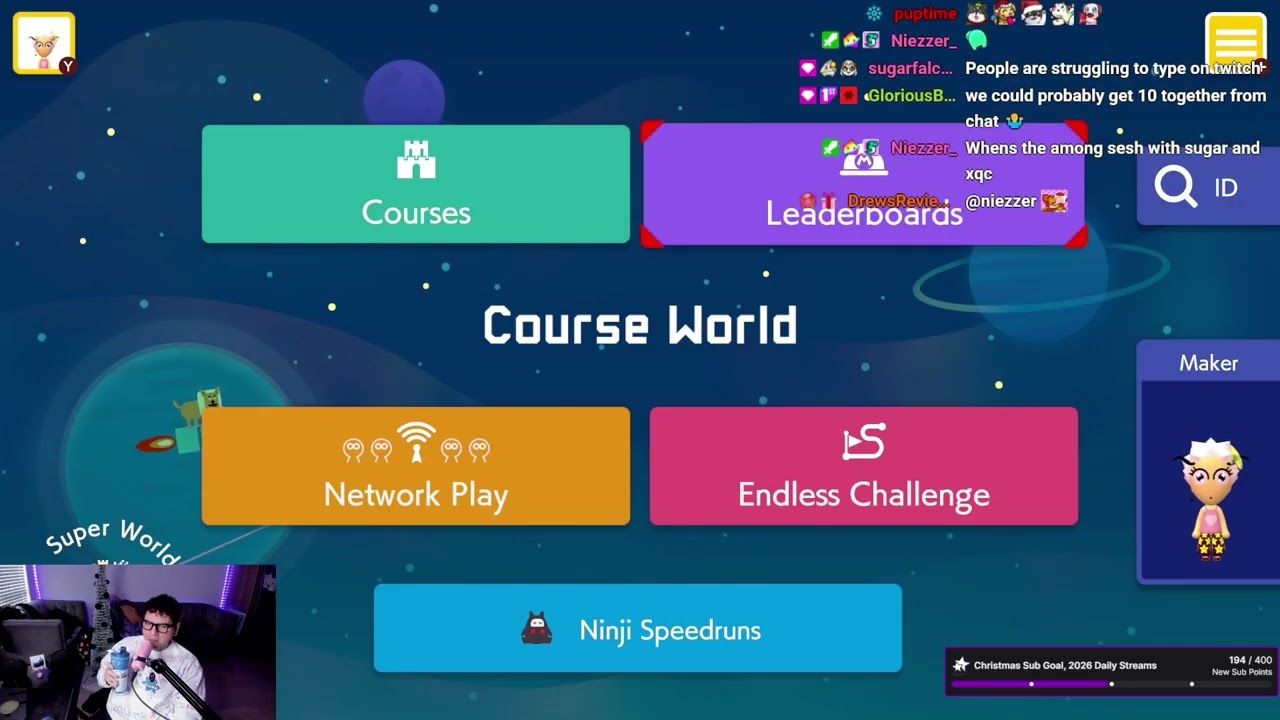 Super Mario Maker 2 - Mario Kart World w/ Jorvado