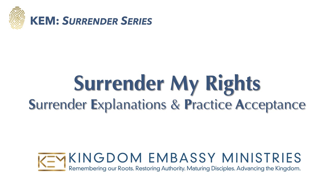 Surrender My Rights: Surrender Explanations and Practice Acceptance (02-13-2026)