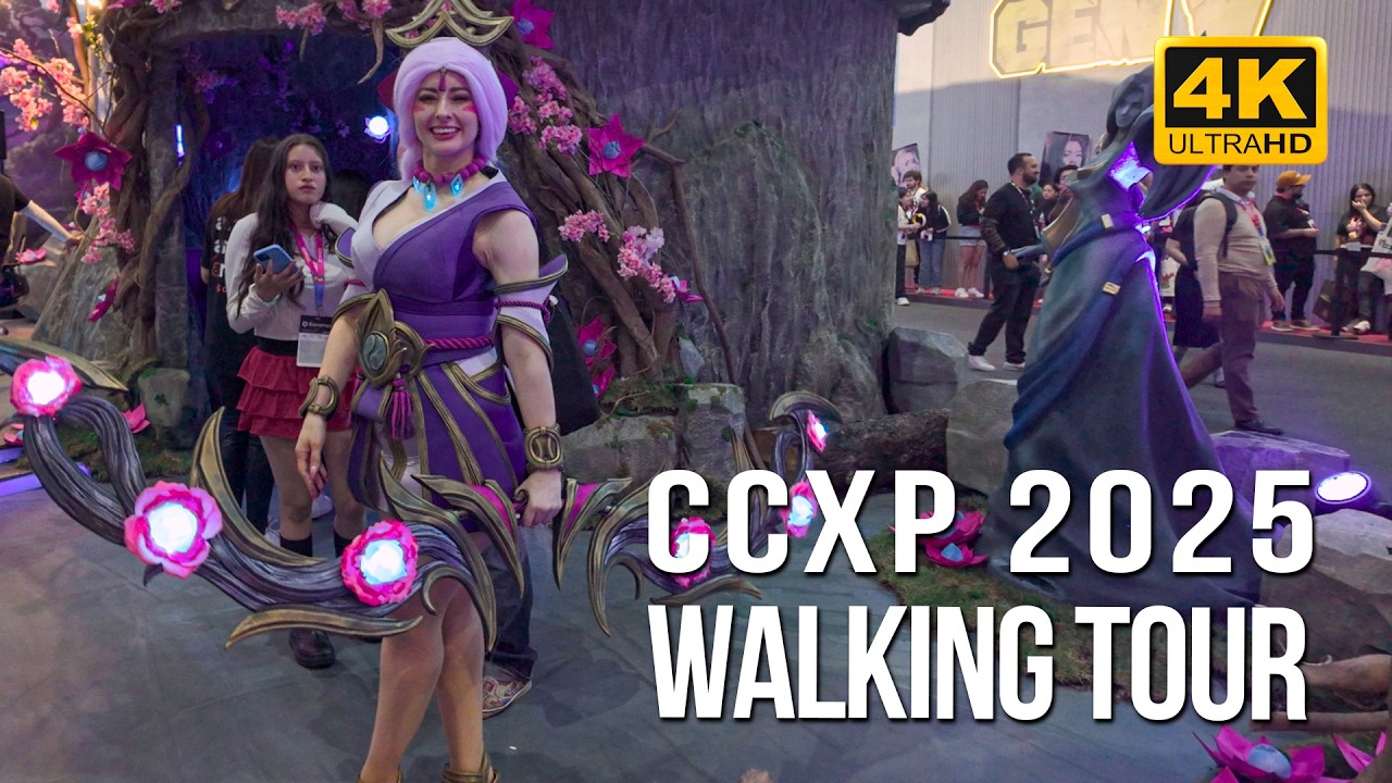 CCXP 2025 MÉXICO【4K 】WALKING TOUR COMPLETO | COMIC CON EXPERIENCE MÉXICO |  ESTANDES, PALCOS E MAIS