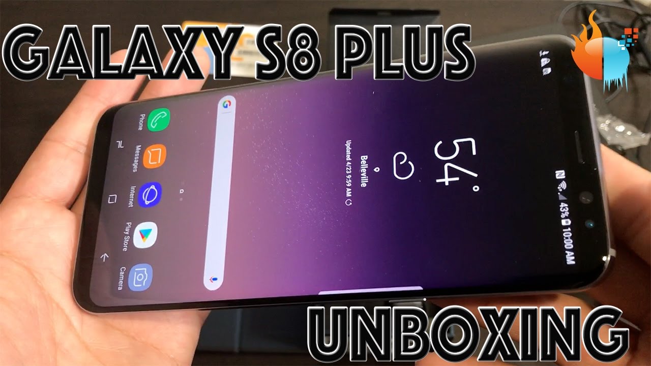 Samsung Galaxy S8 Plus Unboxing & First Look Orchid Gray