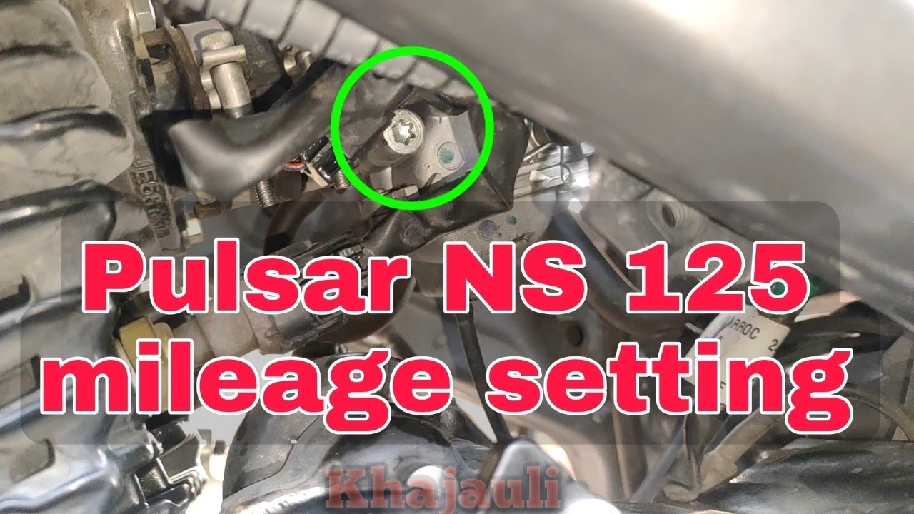 Pulsar NS 125 mileage setting,Pulsar NS 125 mileage set,Pulsar NS 125 mileage problem solve at home