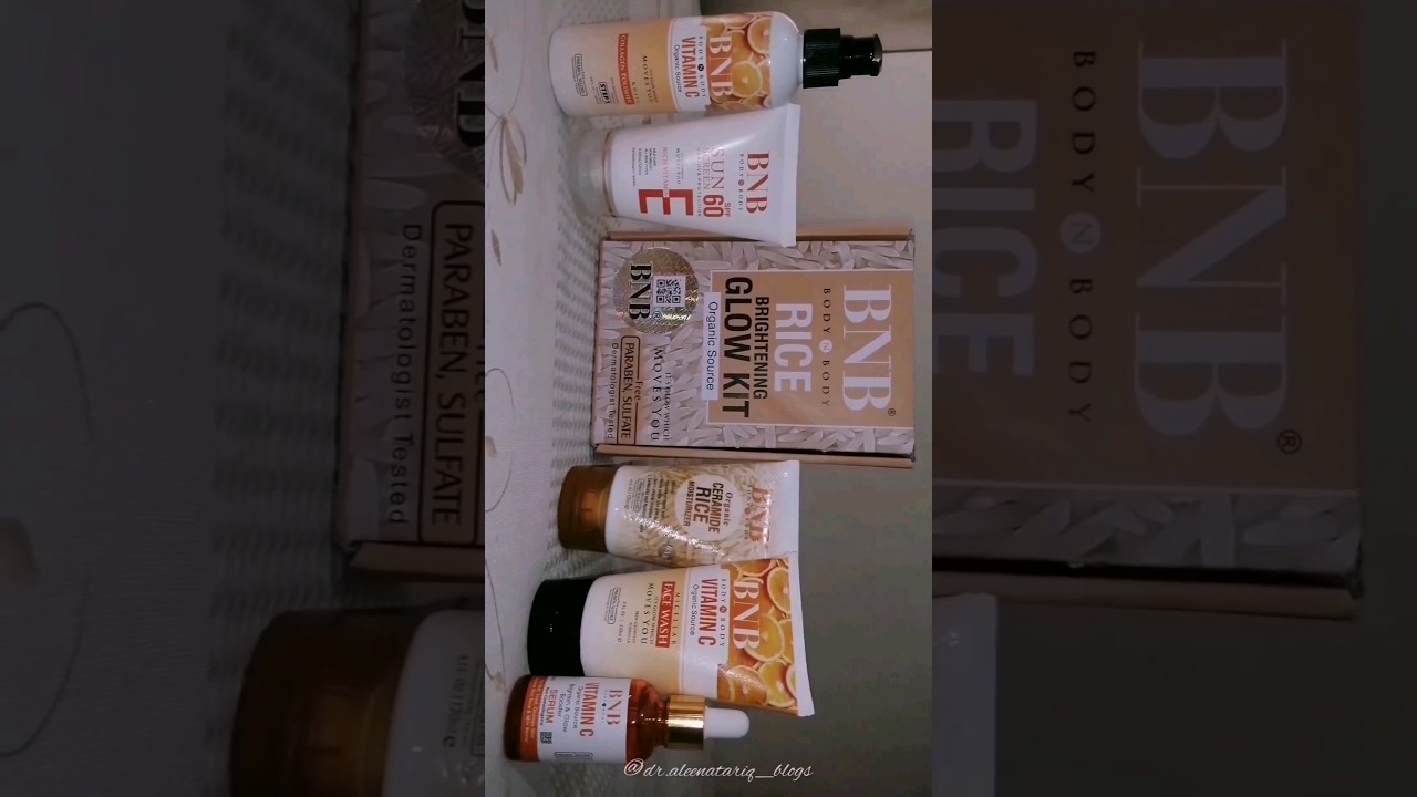 BodyNBodybyCanada | Skin Care | Rice Glow Kit | #viral #shorts #trending @dr_aleenatariq