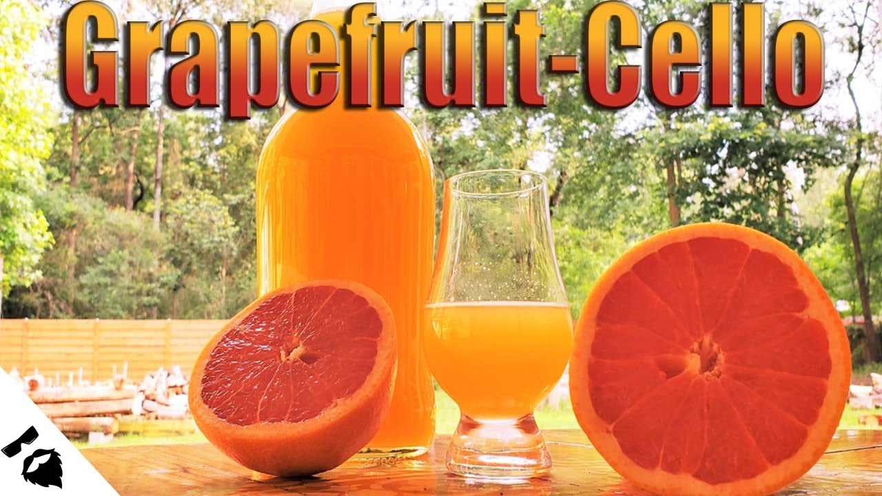 🍊GrapefruitCello - Delicious Summer Liqueur! Pompelmocello!🍊