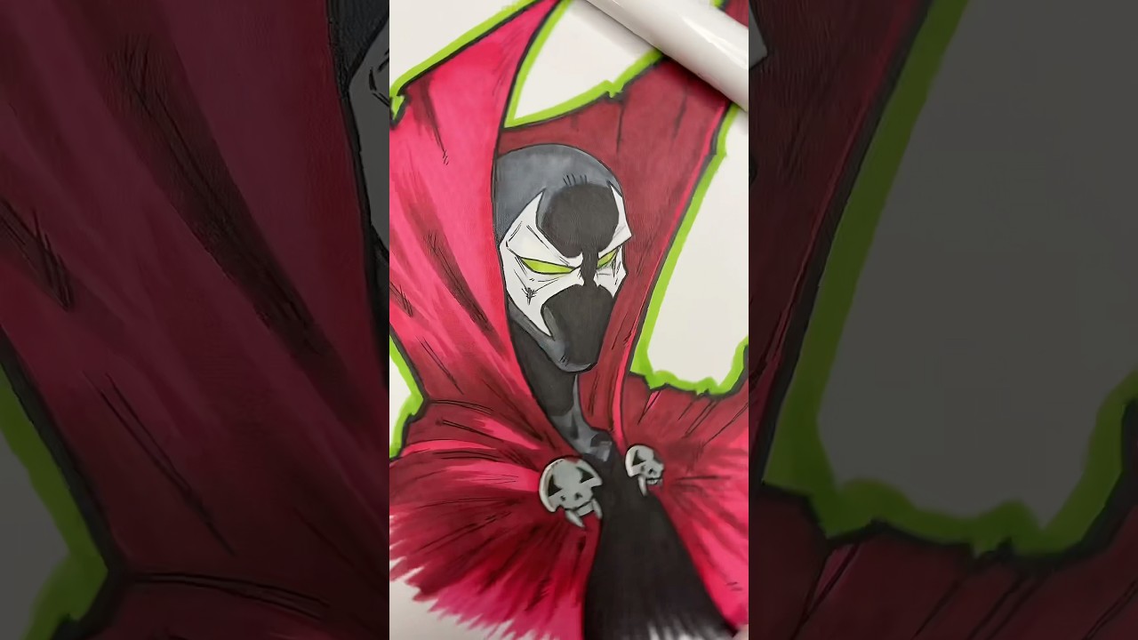 Drawing Spawn #art #drawingprocess #artistdrawing #drawling #artistillustration #spawn