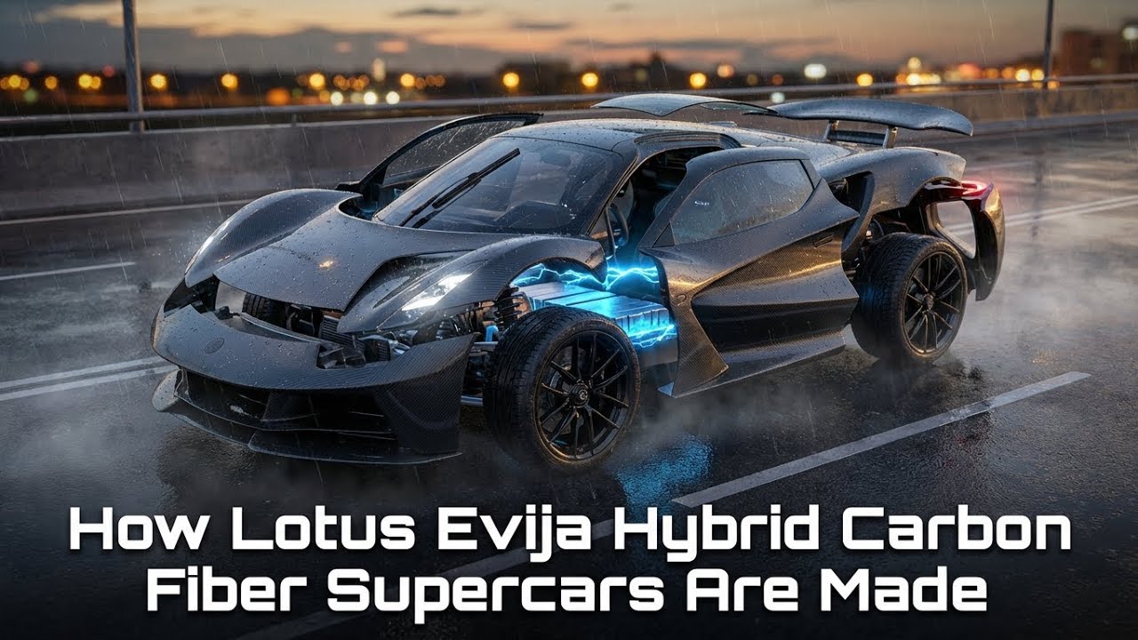 Inside the Lotus Factory: How the Evija Hybrid Carbon Fiber Supercar is Built – Now Available in USA
