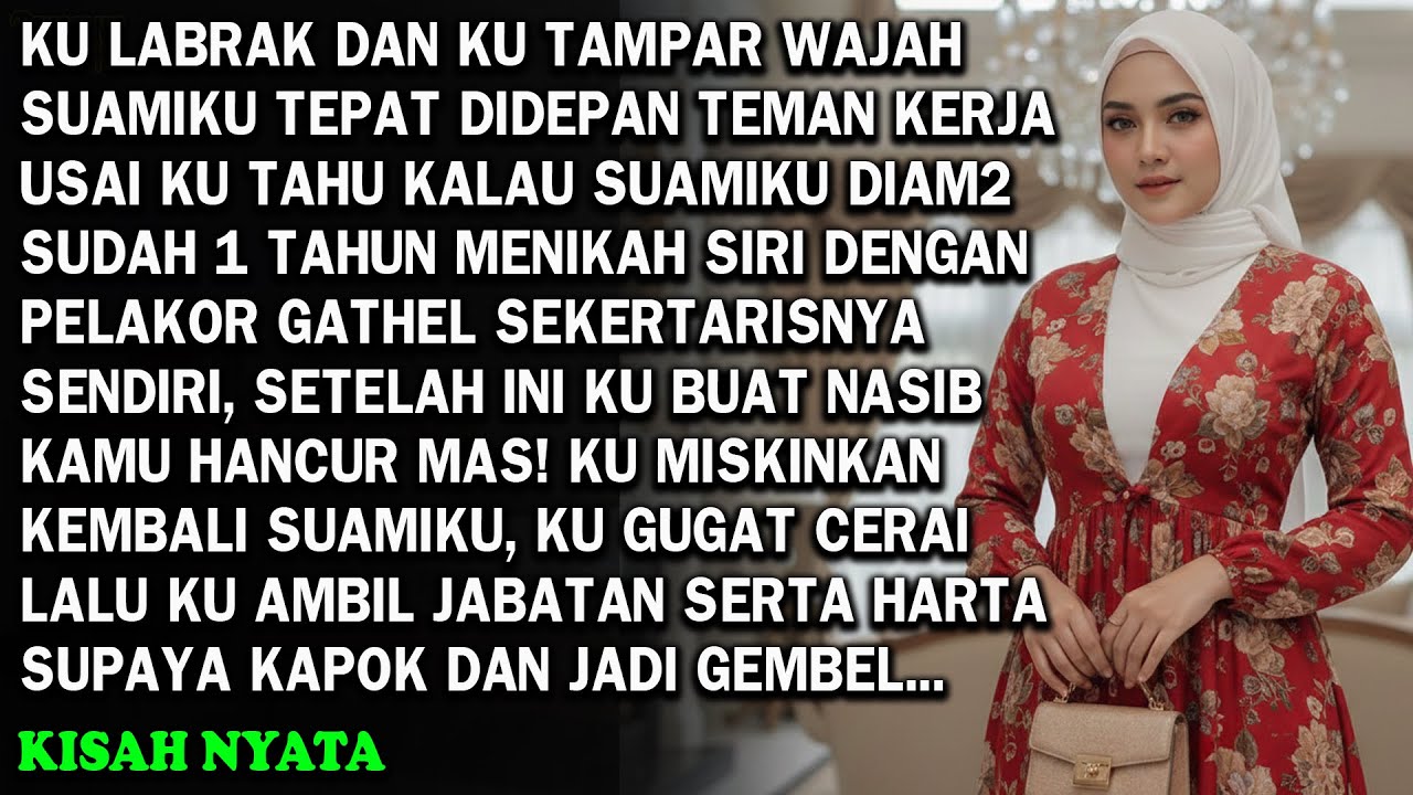 KU LABRAK DAN KU TAMPAR WAJAH SUAMI DI DEPAN UMUM, USAI KU TAHU TELAH MENIKAH SIRI DENGAN PELAKOR