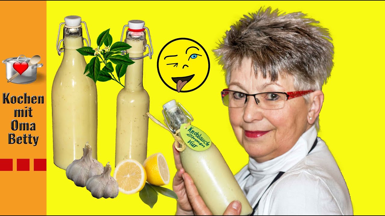 Knoblauch-Zitronen-Kur für Geist, Psyche, gegen Arterienverkalkung, Stärkung des Immunsystems u.v.m.