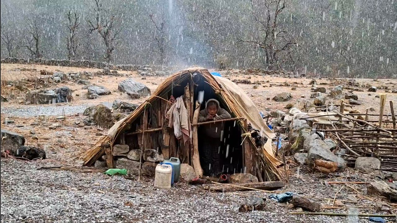 This Is Best Himalayan Diring The Heavy Rin Time | Nepali Rular Himalayan  Village Life Into Rin 