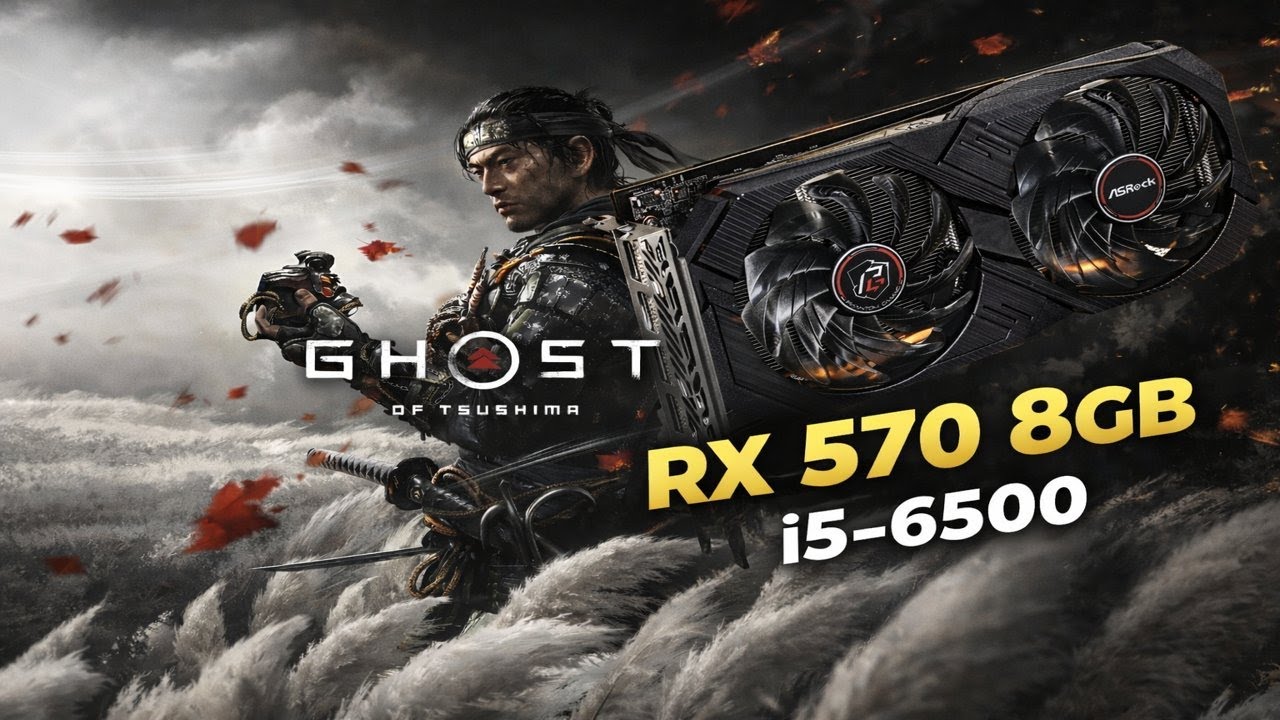 Testing the new Ghost Of Tsushima on rx 570 8gb i5-6500