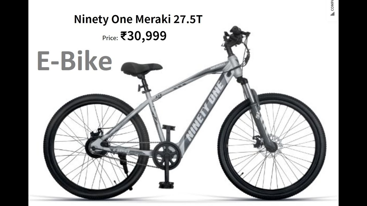 E-bike | Meraki 27.5T Silver Grey | Ninety One | velocity 91