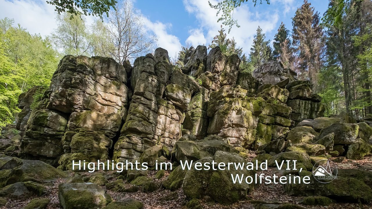 Highlights im Westerwald VII, die Wolfsteine
