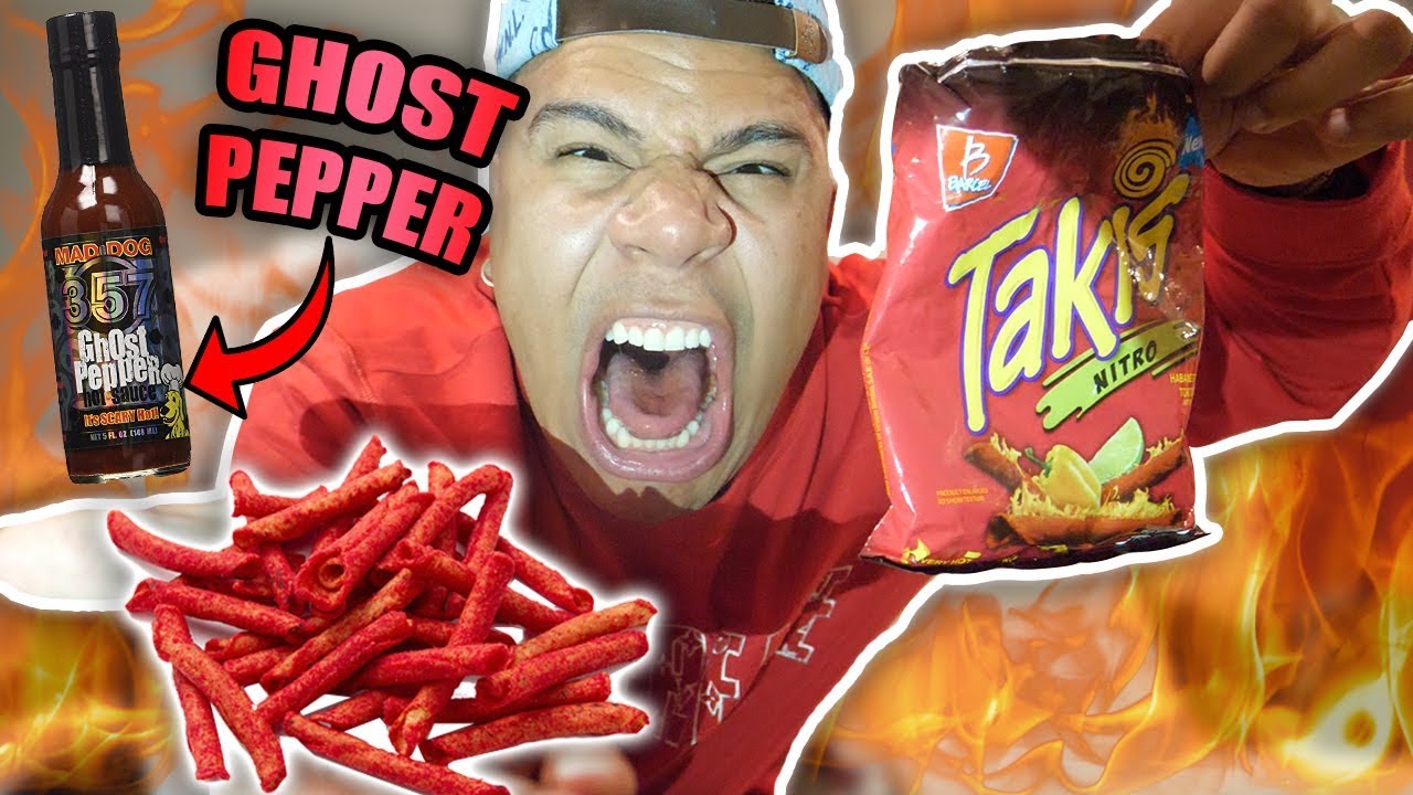GHOST PEPPER TAKI CHALLENGE (WORLD'S HOTTEST EXTREME PAIN)