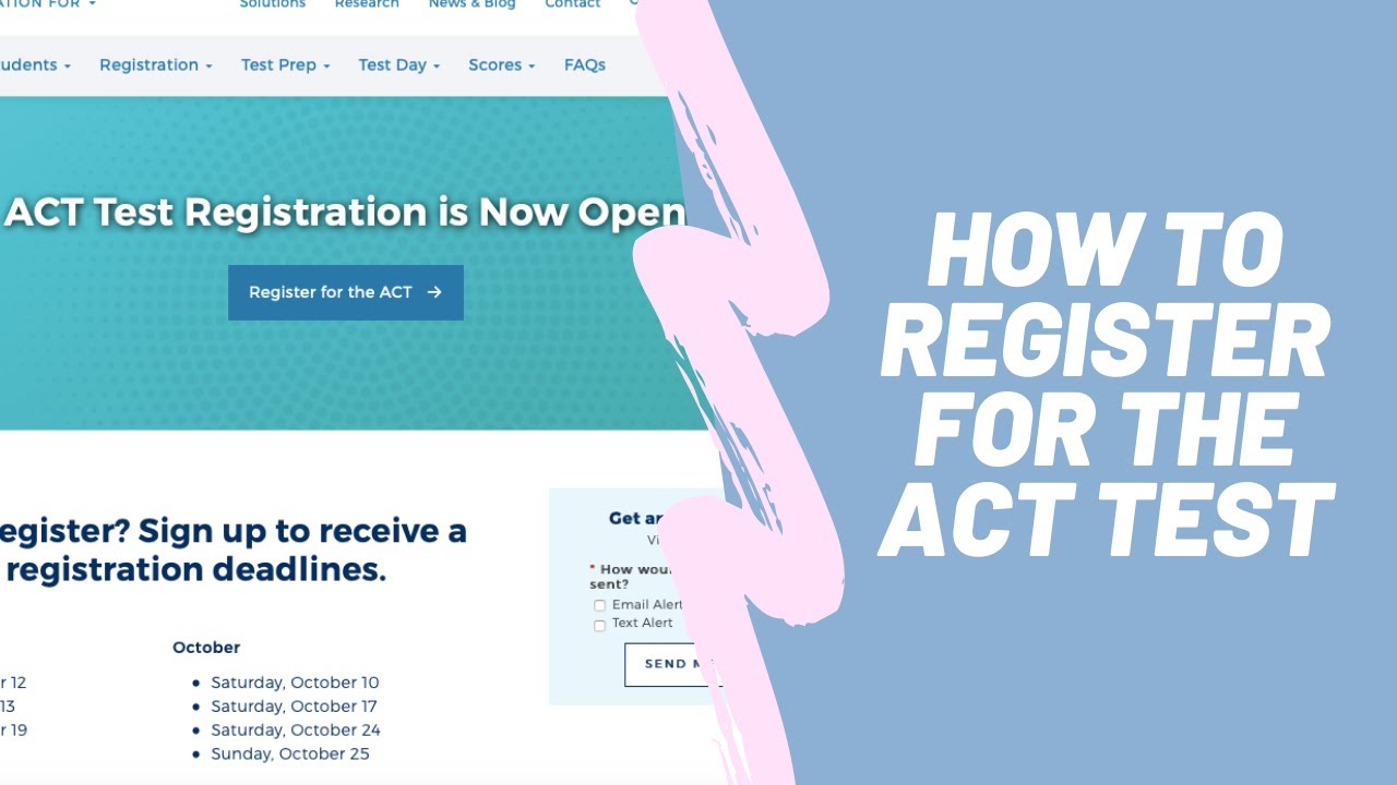 How to Register for the ACT Test