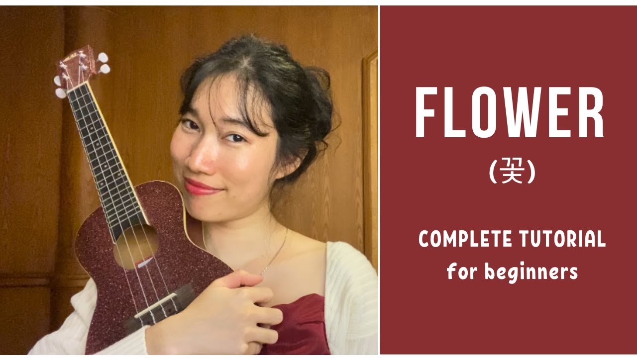 JISOO - Flower (꽃) UKULELE TUTORIAL by Chairia Tandias