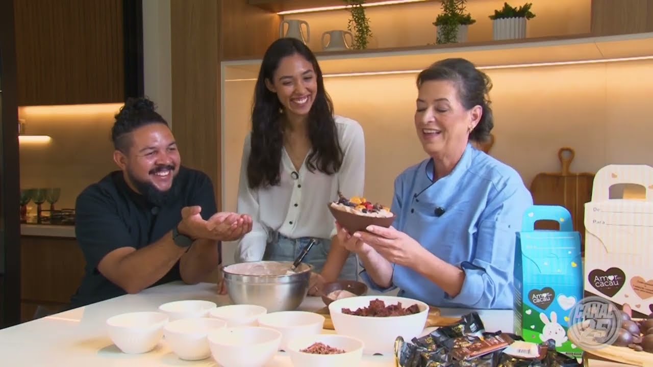 Dá Gosto: Aprenda a fazer Ovos de Páscoa Gourmet com chocolates AmorCacau Missão Belém.