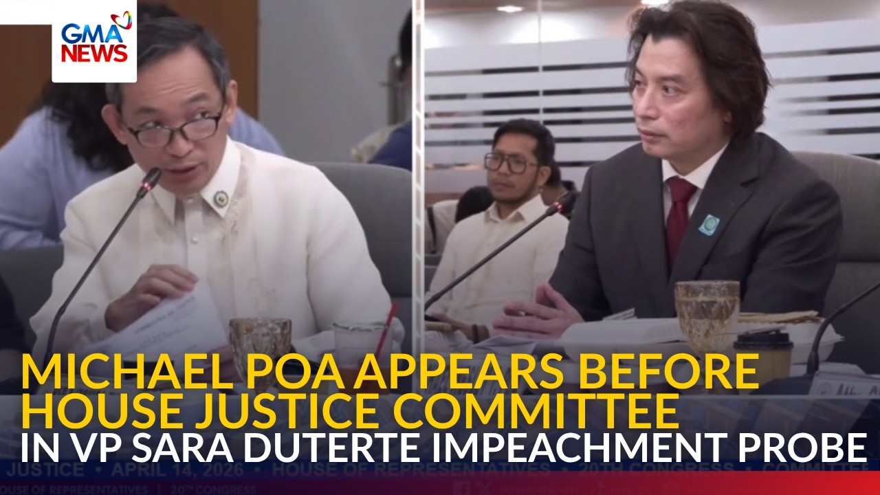 ICYMI - Michael Poa appears before House Justice Committee in VP Sara impeachment probe | GMA News
