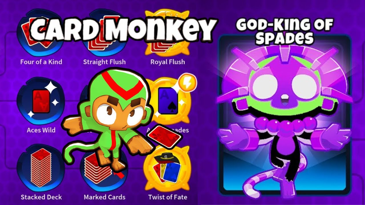 Šílená Card Monke! – Custom MOD věž v BTD6