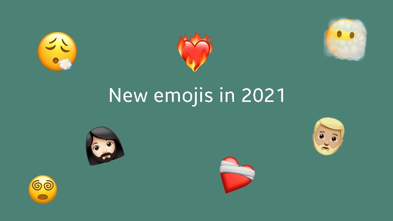 😵&zwj;💫 Новые эмодзи 2021 года