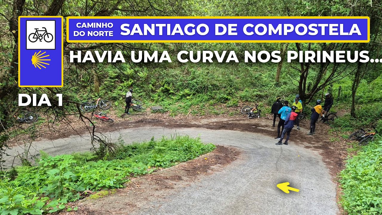 🇪🇸 DIA 1 PEDALANDO PELOS PIRINEUS, COMEÇANDO O CAMINHO DE SANTIAGO DE COMPOSTELA