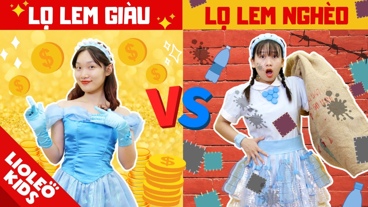 CÔNG CHÚA LỌ LEM GIÀU vs NGHÈO - Bộ váy Hoàng Gia sang chảnh đụng độ Bộ váy 