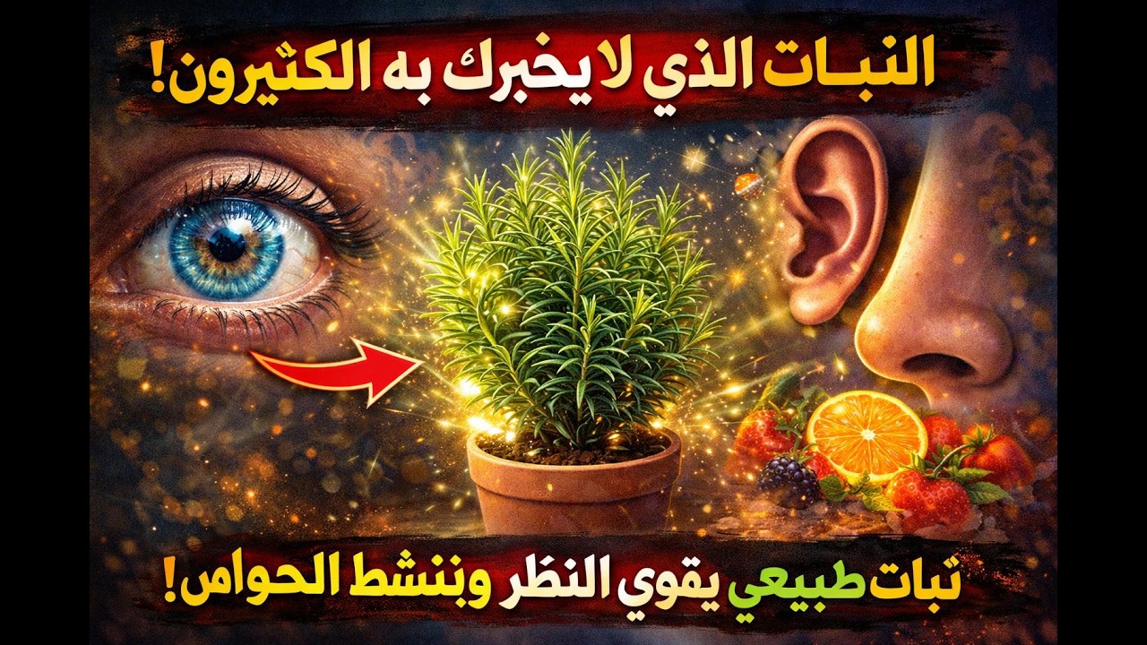 نبات طبيعي يقوّي النظر ويُنَشِّط الحواس… السر الذي لا يخبرك به الكثيرون!