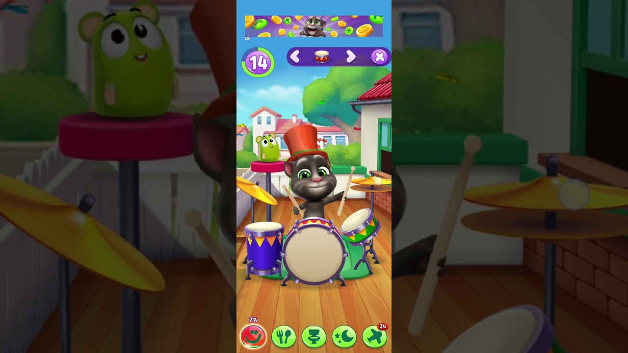 My Talking tom 2 music 🎶🎶