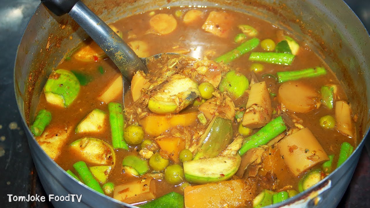 แกงไตปลาสูตรคุณแม่อร่อยเด็ดเลยครับ  Fish organs sour soup