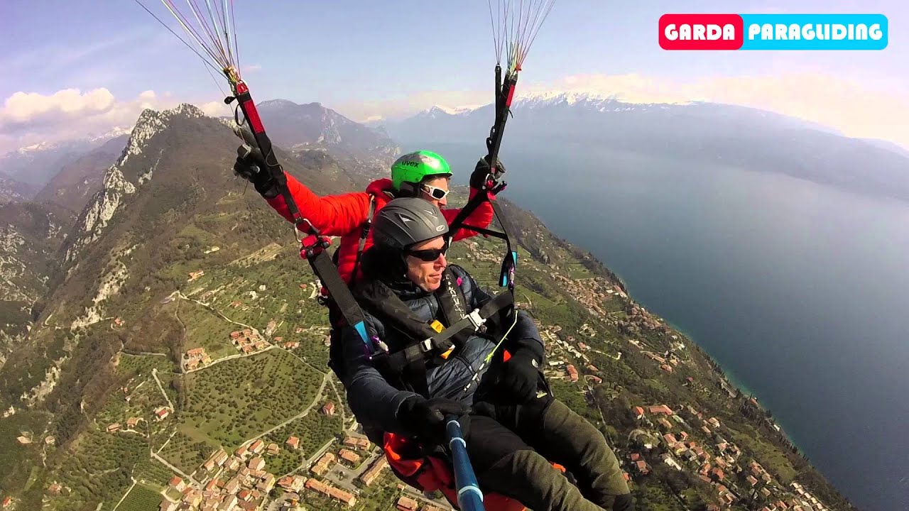 Gianni 12/03/16 volo Parapendio Biposto Lago di Garda - Toscolano Maderno - Salò