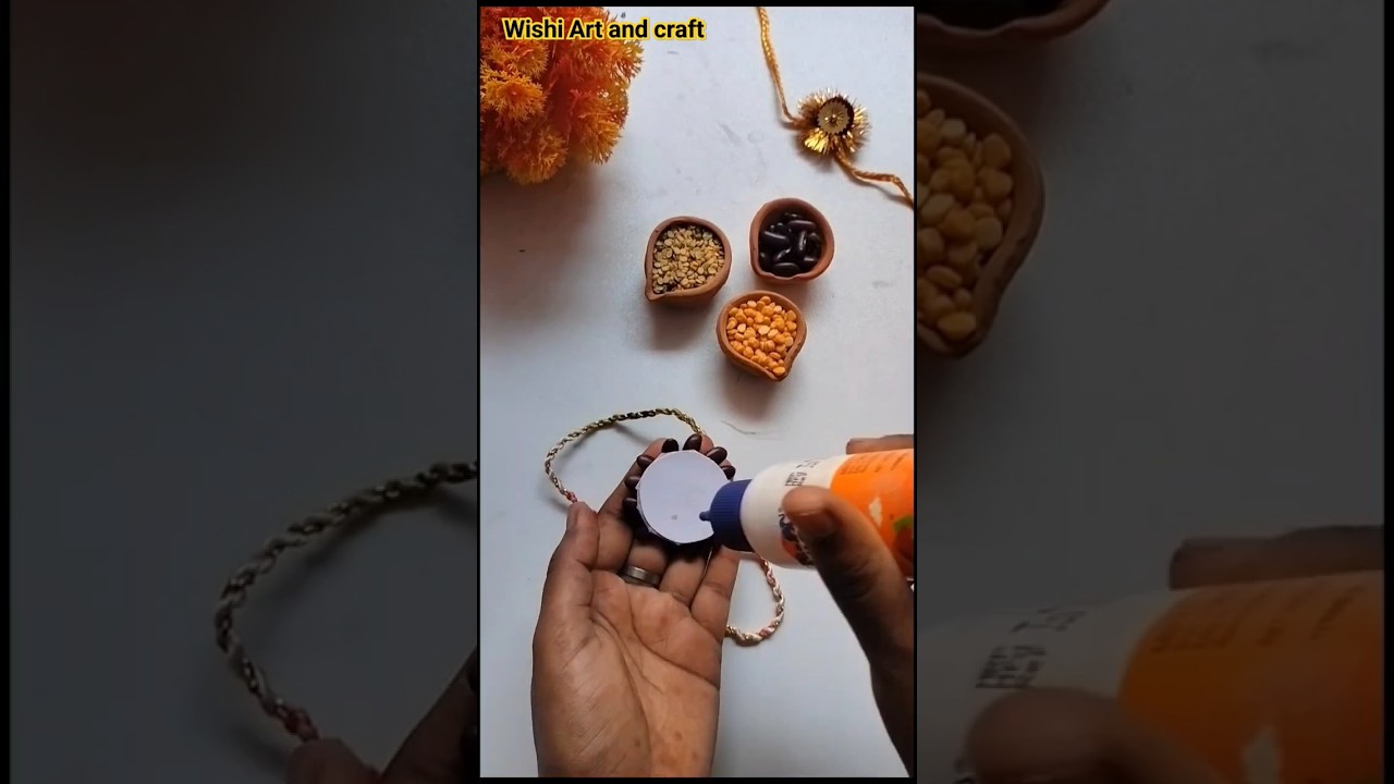 Eco friendly Rakhi for school competition #diy #rakhi#viralvideo #wishiartandcraft