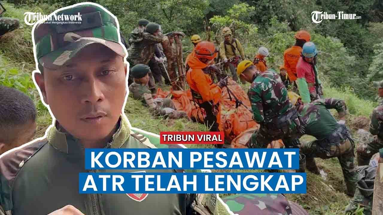 Tim SAR Temukan Dua Jasad Terakhir, Korban Kecelakaan Pesawat di Pangkep Berhasil Dievakuasi Semua
