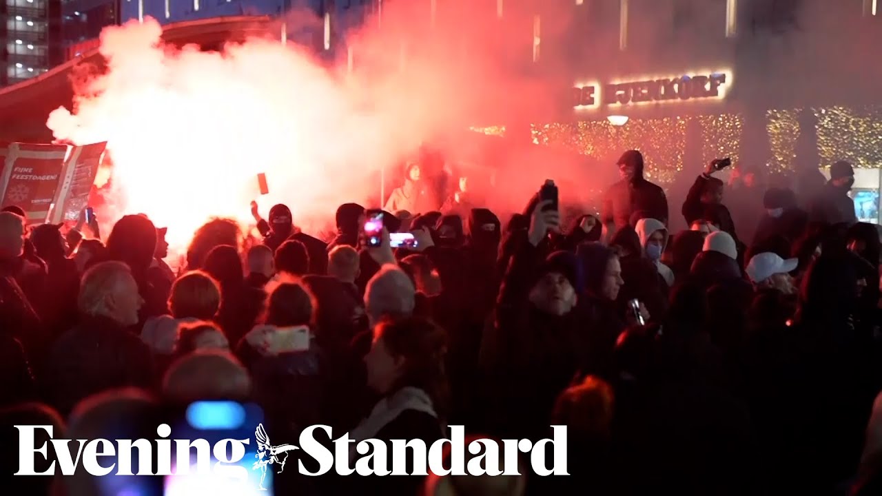 Seven injured as police open fire on anti-lockdown protesters in the Netherlands
