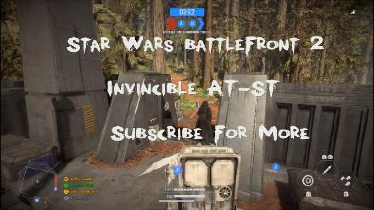 Star Wars bBattlefront 2 invincible AT-ST