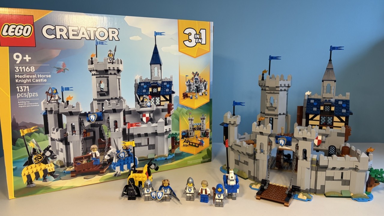 Lego Medieval Horse Knight Castle Creator 3-in-1